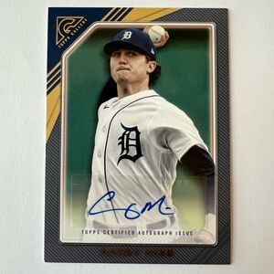 Casey Mize Autographed Card